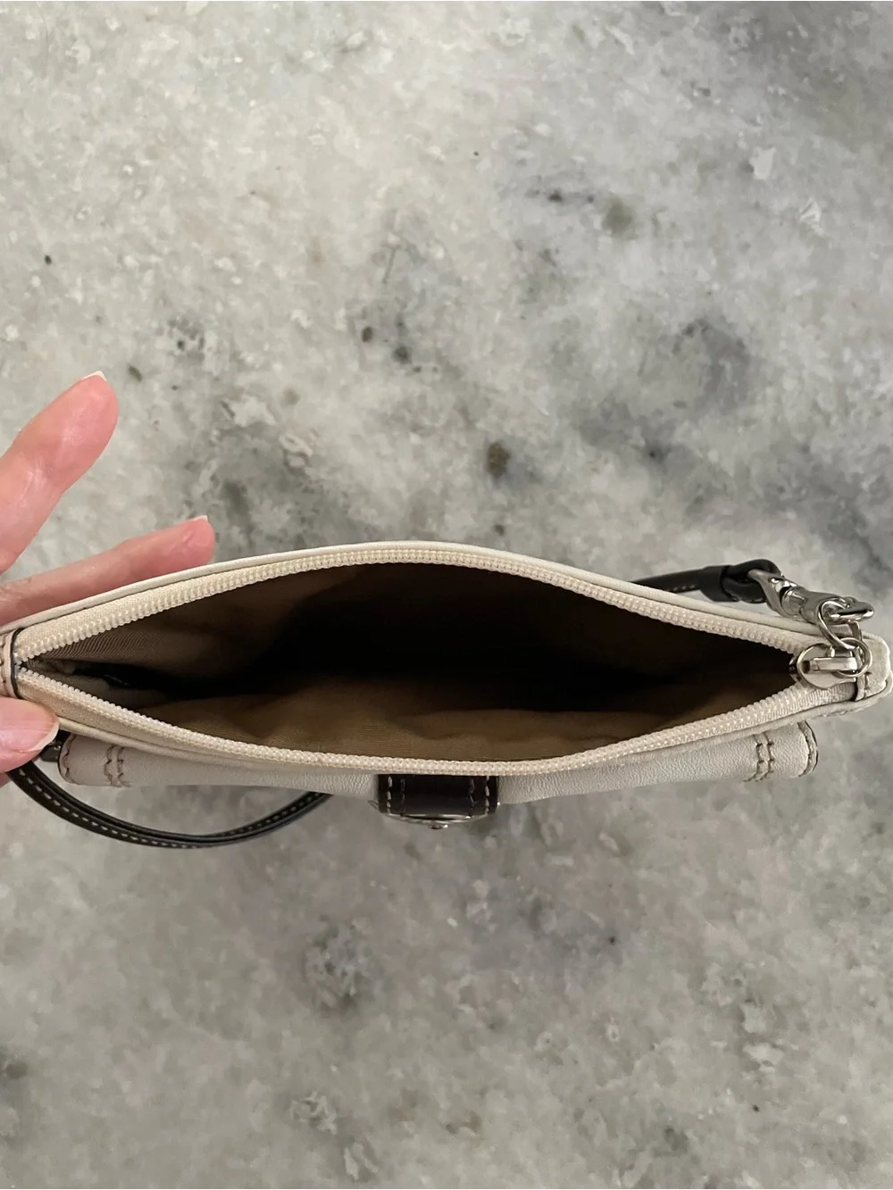 Coach Leather Wristlet